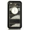 Накладка Swarovski для iPhone 4/4S с часами