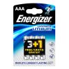 Батарейка "Energizer" Lithium AAA-L92 BL-4