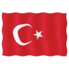 Флаг Турции гостевой из перлона/шерсти 20 x 30 см 20030-33127