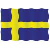 Флаг Швеции гостевой из перлона/шерсти 20 x 30 см 20030-33105