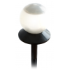 Садовый светильник 201L "Белый шар на ножке"