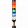 Сигнальная колонна 50 мм, красная, 220 В, светодиод LED EMAS