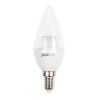 Светодиодная лампа свеча Лампа PLED- SP CLEAR C37 7w CL 3000K 540 Lm E14 Jazzway