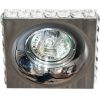 Светильник потолочный MR16 MAX50W 12V G5.3, прозрачный, хром, DL202-C
