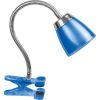 Настольная лампа Navigator 71 836 NDF-C006-6W-4K-B-LED прищепка, гибкий, синий