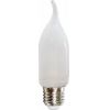 Лампа энергосберегающая, 11W 230V E14 2700K свеча на ветру, ELC76
