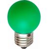 Лампа светодиодная, 5LED(1W) 230V E27 зеленый, LB-37