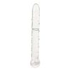 Стеклянный фаллоимитатор GLASS WORXX SPARKLE SCEPTER CLEAR, 17 см