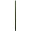 Заборный столб пластиковый 2,2м с заглушкой диаметр 83мм 2шт/уп (Хаки)