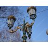 Парковое уличное освещение, столбы, фонари, художественное литье из чугуна
