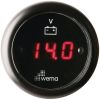 Вольтметр цифровой с красным ЖК-экраном Wema IEVR-BB-8-32 8 - 32 В 52 мм